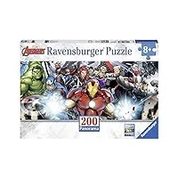 ravensburger - marvel avengers, 200 pièces puzzle