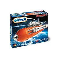 eitech - 2042530 - jeu de construction - c12 - kit métallique - space shuttle deluxe set - 1400 pièces