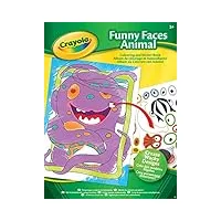 crayola - loisir créatif - assortiment animaux/personnages À colorier et gommettes