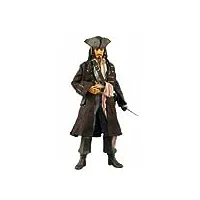 abysses corp - afgmed017 - figurines - pirates of the caribbean - jack sparrow 12 inch figure