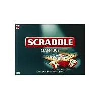 mattel - 51332 - jeu de société - scrabble classique