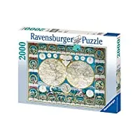 ravensburger - 16670 - puzzle - 2000 pièces carte historique
