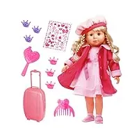 partner jouet - a1102094 - poupée et mini-poupée - charlène - 100 fonctions (langue anglaise)