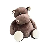 histoire d'ours - peluche hippopotame - 60 cm - marron - idée cadeau enfant - hippo - dans la savane - ho1263