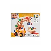 plantoys - pt5534 - jouet en bois - jeu d'éveil - jeu de construction 60 pièces