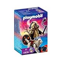 playmobil - 4809 - figurine - chevalier des loups avec massue