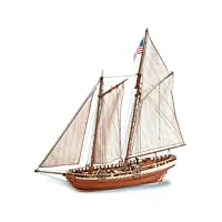artesanía latina - maquette bateau en bois - goélette américaine virginia (american schooner) - modèle 22115, echelle 1:41 - modèles à monter - niveau débutant