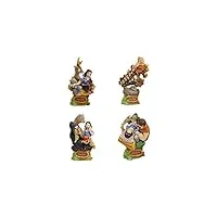 disney formation arts: blanche neige edition trading figurines