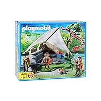 playmobil - 4843 - figurine - campement des aventuriers
