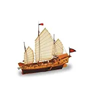 artesanía latina - maquette de bateau en bois - jonque chinoise red dragon - modèle 18020, Échelle 1:60 - modèles à assembler - niveau initié