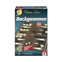 schmidt - 49230 - jeu de société - classic line - backgammon