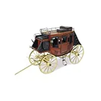 artesanía latina - maquette en bois - la diligence de l'ouest américain, stagecoach 1848 - modèle 20340, Échelle 1:10 - modèles à assembler - niveau avancé