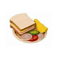 plantoys - pt3464 - jeu d'imitation - assiette sandwich