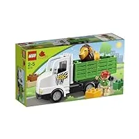lego duplo legoville - 6172 - jouet d'eveil - la camion du zoo