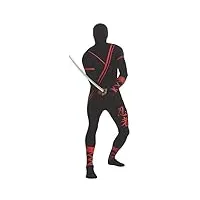 rubies - déguisement combinaison second skin ninja - taille l- i-880562l