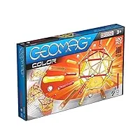 geomag classic 255 color, constructions magnétiques et jeux educatifs, 120 pièces