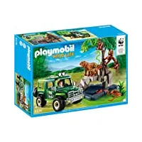 playmobil wild life 5274 vehicule d'exploration avec animaux de la jungle