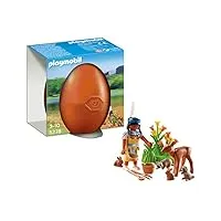 playmobil - 5278 - figurine - indienne avec animaux
