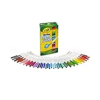 crayola - 58-5050-e-000 - loisir créatif - 50 feutres lavables à dessiner
