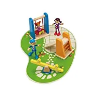 hape - e3461 - jeu d'imitation en bois - maison de poupées - parc de jeux