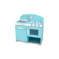 kidkraft - 53252 - jeu d'imitation - cuisine - réchaud rétro - bleu