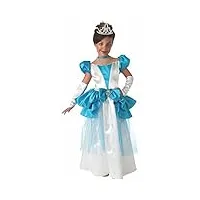 rubie's – costume princesse cristal enfants, multicolore, m, it610009-m