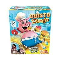 cuisto dingo - jeux de société pour enfants - amusez-vous à nourrir le cochon sans faire exploser son ventre - jeu rigolo dès 4 ans - jouez en famille ou entre amis - 2 à 4 joueurs