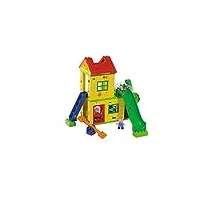 big - bloxx peppa pig - maison de jeu - set de construction briques - 75 pièces - 2 figurines incluses - jouet pour enfant - dès 18 mois - 800057076
