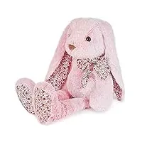 histoire d'ours - peluche lapin - copains câlins - boîte cadeau - rose tendre - 50 cm - idée cadeau de naissance et anniversaire fille et garçon - ‎ho2436