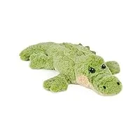 histoire d'ours - peluche croco - crocodile vert de la savane - moyen modèle 40 cm - toute douce et originale - peluche idée cadeau pour enfant fille et garçon - ho1454