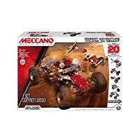 meccano - 6026306 - jeu de construction - course du désert - 20 modèles - 260 pièces