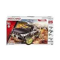meccano - 6026397 - jeu de construction - rallye - 25 modèles motorises - 390 pièces