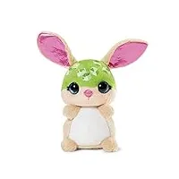 nici - peluche lapin nicidoos - grands yeux brillants - collection ice cube - hooly classic - taille 22 cm