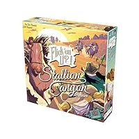 pretzel games | flick'em up! - extension stallion canyon | jeu de société | À partir de 8 ans | 2 à 10 joueurs | 45 minutes