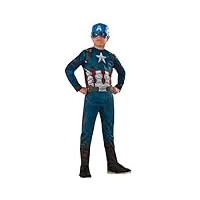 rubies - captain america civil war - déguisement capitan america classic cw, costume pour enfants, s (3-4 ans)