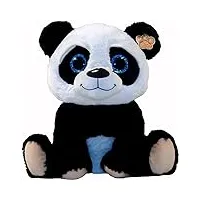 lb peluche panda avec de grands yeux scintillants peluche assise format xxxxl 75 cm