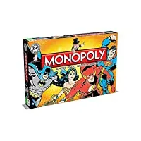 monopoly dc comics - jeu de société - version française