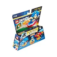 figurine 'lego dimensions' - sonic the hedgedog - pack aventure : level pack