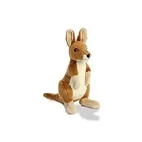 aurora world flopsie toy kangaroo plush, 12"