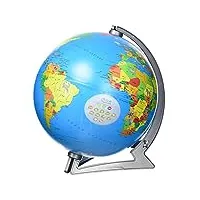 ravensburger - tiptoi® - globe interactif - jeu éducatif électronique, sans écran - avec support rotatif - a partir de 7 ans - version française - 00 793
