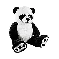 brubaker peluche géante xxl - panda nounours - 100 cm
