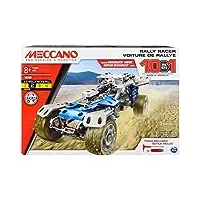 meccano erector by kit de construction de véhicule 10 en 1 - pour enfants de 8 ans et plus - jouet éducatif de construction stem
