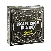 escape room in a box, jeu de société et de stratégie, version anglaise, fjr43