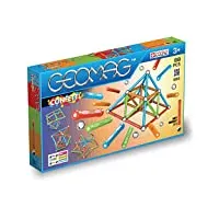 geomag classic 353 confetti, constructions magnétiques et jeux educatifs, 88 pièces