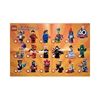lego série 18 71021 lot complet de 17 figurines différentes (comprend un policier classique)