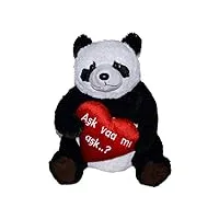 panda love is there love peluche 50 cm