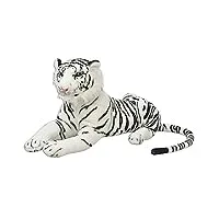 vidaxl tigre en peluche blanc xxl poupée pour enfants bébé décor maison jouet
