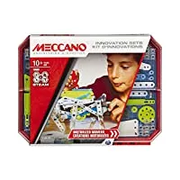 meccano - kit d’inventions - moteur - coffret créations motorisées avec moteur, 2 outils et 1 perforatrice maker tool - jeu de construction - 6047099 - jouet enfant 10 ans et +