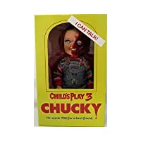 mezco toys chucky jeu d´enfant 3 poupée parlante designer series pizza face chucky 38 cm