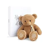 histoire d'ours - peluche ours - marron clair - 40 cm - cadeau enfant - charms - ho2814